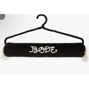 Bode Velvet Cloakroom Hanger Black Cream NWT $150
